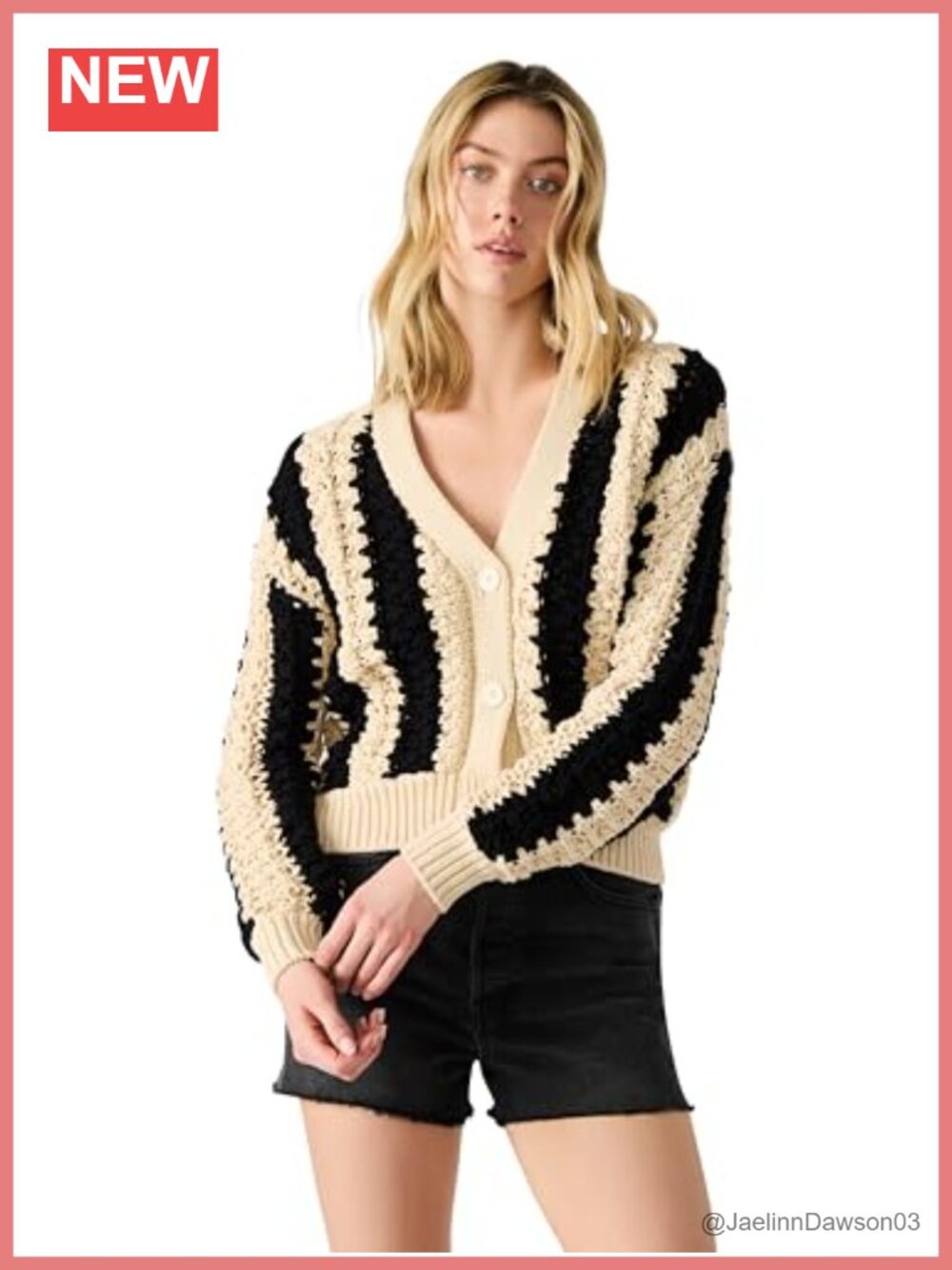 Steve Madden Lucas Cardigan Button Front Knit Sweater Hand Wash